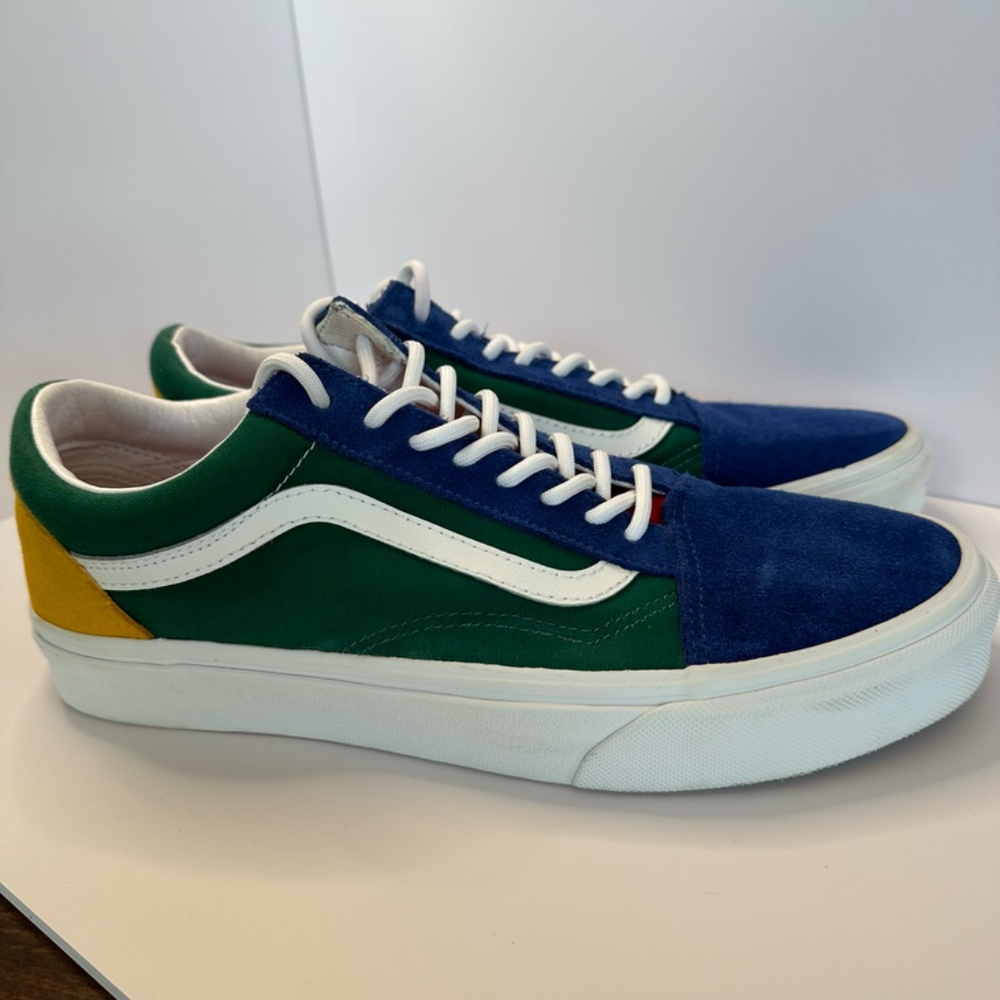 Vans Old Skool Yacht Club Low Top Sneakers Women 10.5 / Men 9 Skate Shoe Multi - Picture 2 of 11